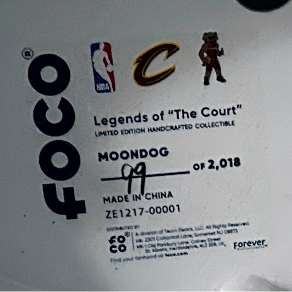 Cleveland Cavaliers Mascot - Bobblehead NBA Limited Edition Collectible - Picture 8 of 9